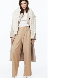 NWT H&M Wide Leg Dress Pants - Camel - Size 12